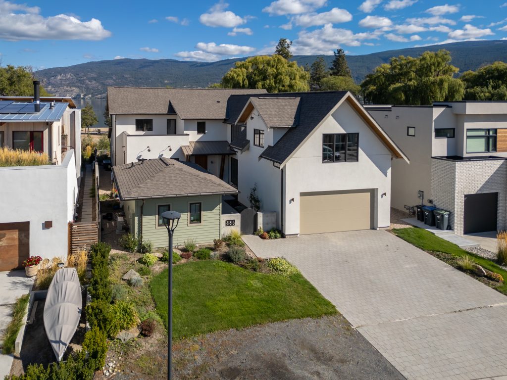 Drone shot lower of carriage house Summerland house _0714