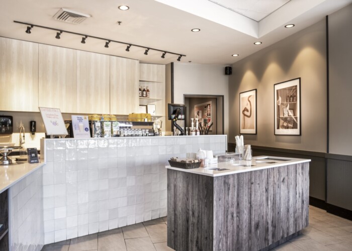 Blenz Coffee barista bar