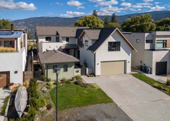 Drone shot lower of carriage house Summerland house _0714